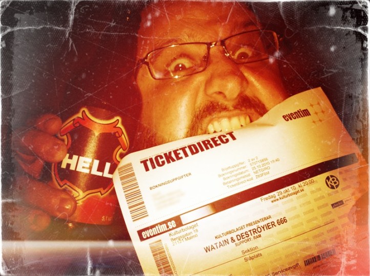 Nosegarden med Hell och Watainbiljett