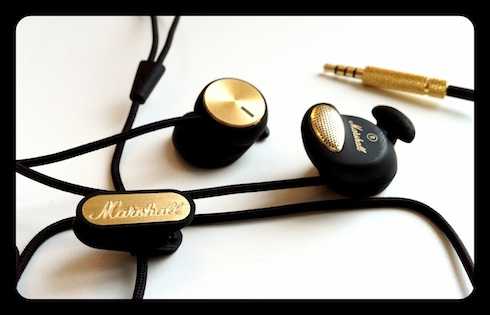 Marshall Headphones Minor, closeup