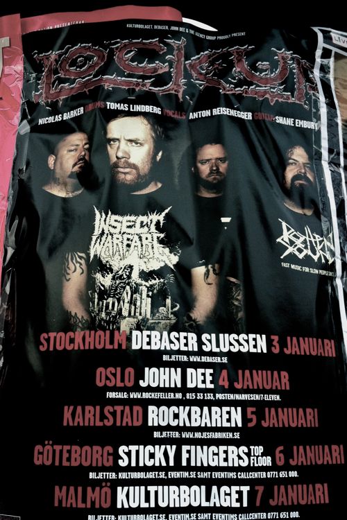 Lock Up, turnéaffisch 2011