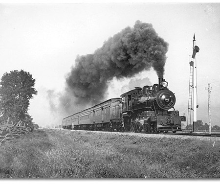 Grand Trunk Railway steam train, 1904